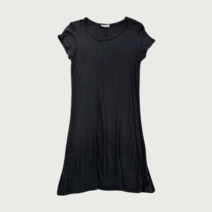 Basic Black Tshirt Dress
